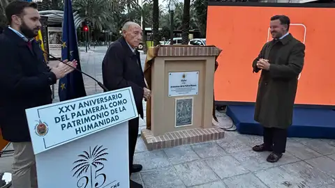 Acto del XXV aniversario de la declaración del Palmeral como Patrimonio de la Humanidad. Acto del XXV aniversario de la declaración del Palmeral como Patrimonio de la Humanidad.