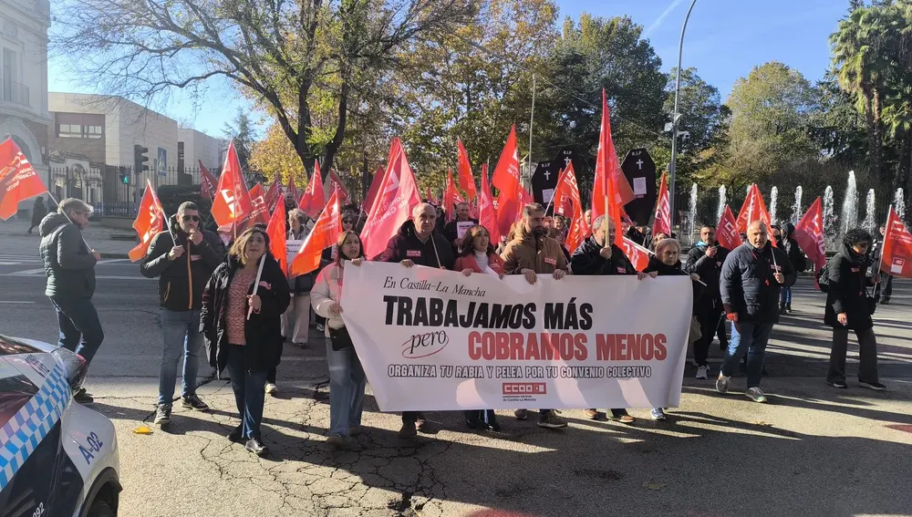 Manifestación de CCOO en Ciudad Real Manifestación de CCOO en Ciudad Real