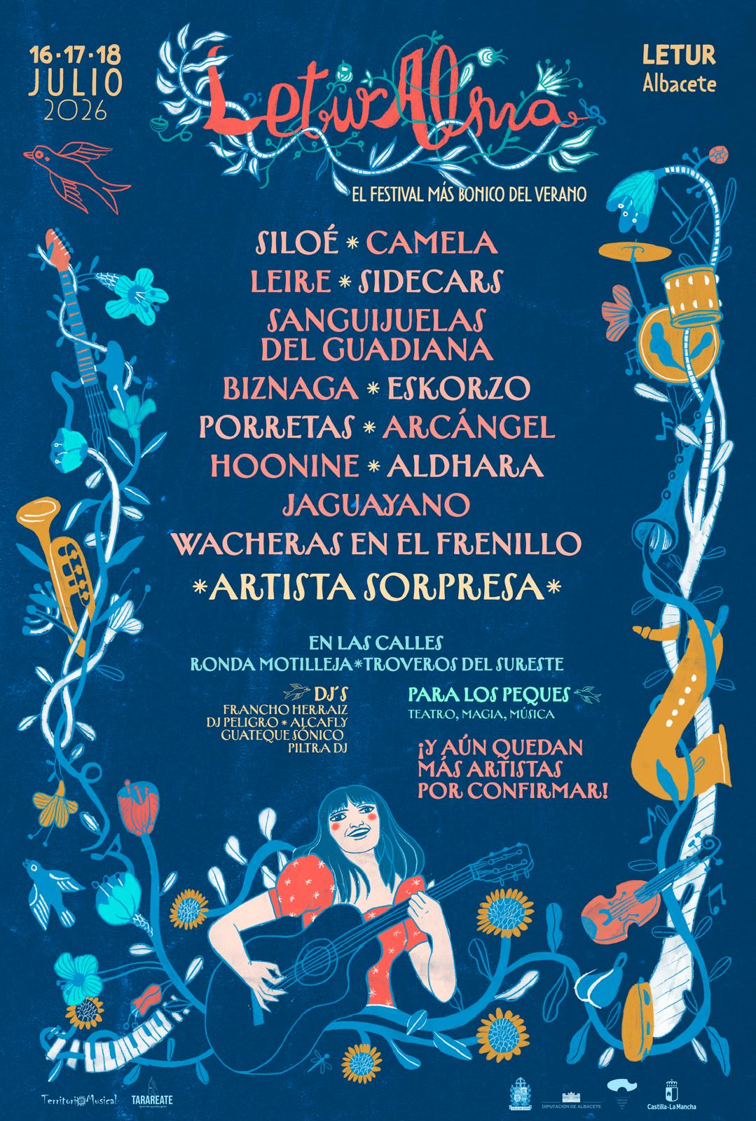 Ya se conocen algunos de los artistas de Leturalma 2026 Ya se conocen algunos de los artistas de Leturalma 2026