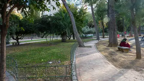 Vista del Parque de la Concordia en Jaén, donde han sido encontrados los cuerpos de las dos jóvenes Vista del Parque de la Concordia en Jaén, donde han sido encontrados los cuerpos de las dos jóvenes