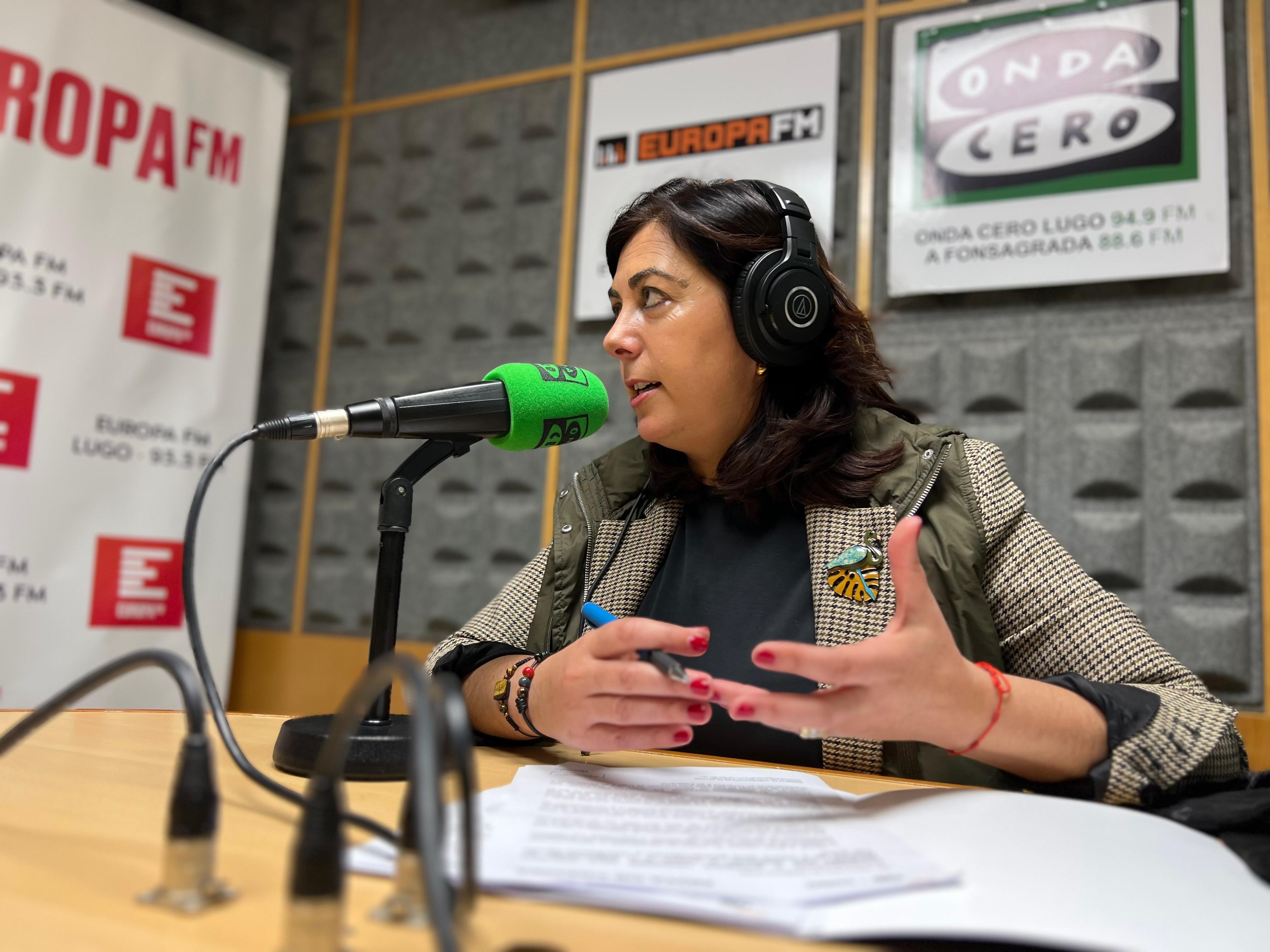 Elena Candia en Más de Uno Lugo. Elena Candia en Más de Uno Lugo.