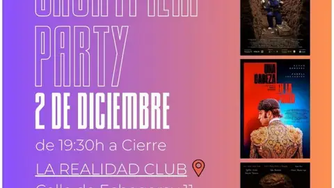 Esta tarde, a partir de las 19:30h, La Realidad Club acoge una Shortfilm Party Esta tarde, a partir de las 19:30h, La Realidad Club acoge una Shortfilm Party