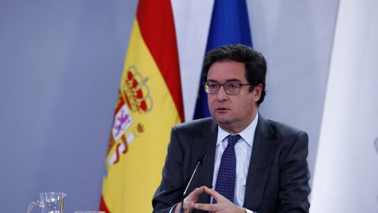 El ministro para la Transformaci&oacute;n Digital y de la Funci&oacute;n P&uacute;blica, Oscar L&oacute;pez, durante el Consejo de Ministros