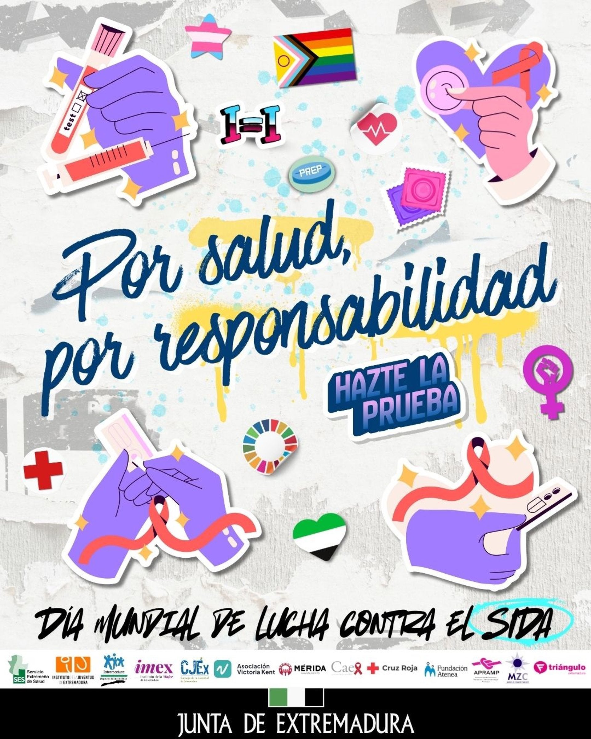 Extremadura conmemora el Día Mundial de la Lucha contra el Sida con una campaña centrada en el diagnóstico precoz Extremadura conmemora el Día Mundial de la Lucha contra el Sida con una campaña centrada en el diagnóstico precoz