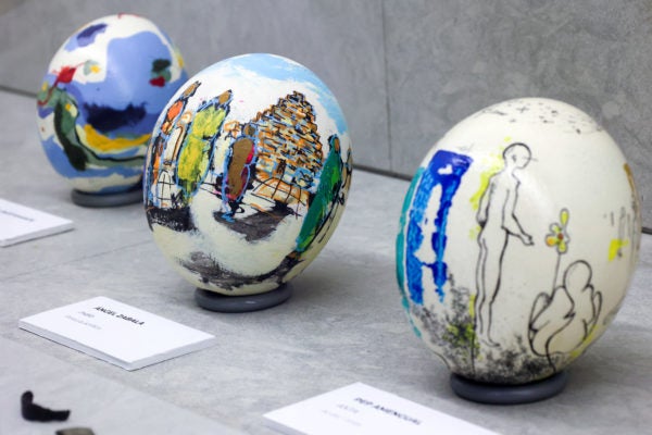 Hortensia Blanco: “Nuestros huevos de avestruz púnicos decorados por artistas del Mediterráneo serán embajadores de nuestro legado" Hortensia Blanco: “Nuestros huevos de avestruz púnicos decorados por artistas del Mediterráneo serán embajadores de nuestro legado"