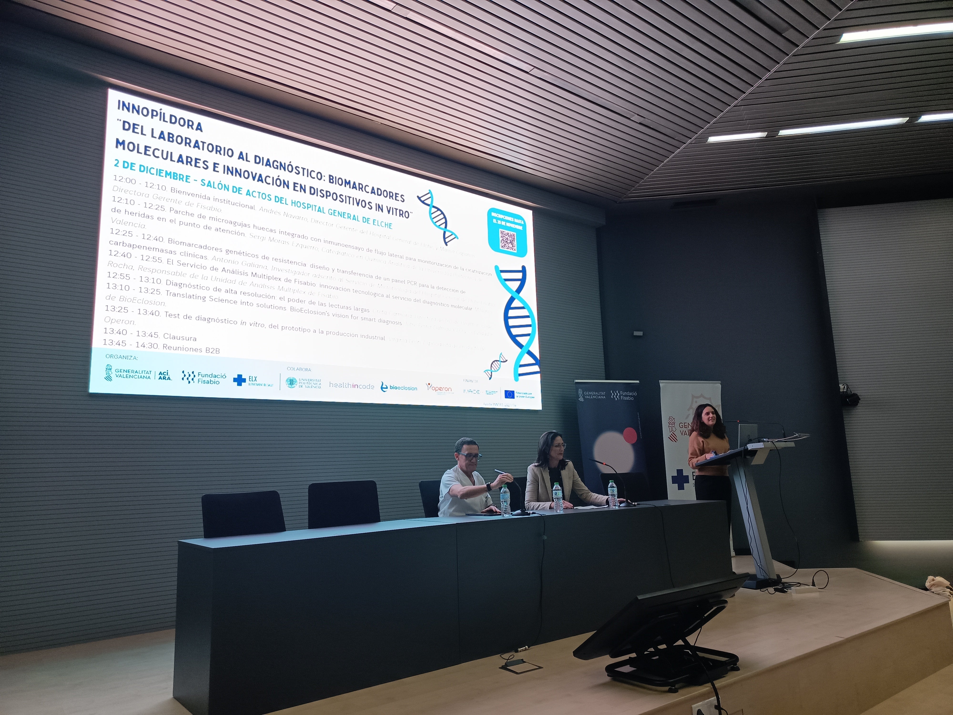 El Hospital General de Elche y Fisabio analizan la innovación en el diagnóstico biomédico in vitro El Hospital General de Elche y Fisabio analizan la innovación en el diagnóstico biomédico in vitro