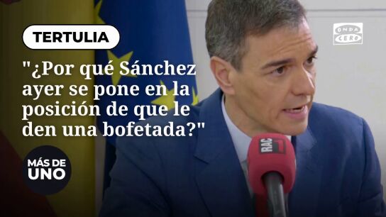 Alsina, tras la comparecencia de Junts: "&iquest;Por qu&eacute; S&aacute;nchez ayer se pone en la posici&oacute;n de que le den una bofetada?"