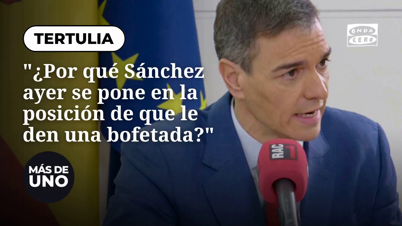 Alsina, tras la comparecencia de Junts: "¿Por qué Sánchez ayer se pone en la posición de que le den una bofetada?" Alsina, tras la comparecencia de Junts: "¿Por qué Sánchez ayer se pone en la posición de que le den una bofetada?"