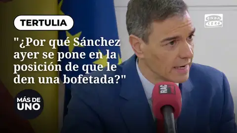 Alsina, tras la comparecencia de Junts: "¿Por qué Sánchez ayer se pone en la posición de que le den una bofetada?" Alsina, tras la comparecencia de Junts: "¿Por qué Sánchez ayer se pone en la posición de que le den una bofetada?"