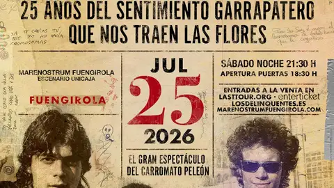 Marenostrum Fuengirola celebrará el 25 de julio de 2026, junto a Los Delinqüentes, sus 25 años de música Marenostrum Fuengirola celebrará el 25 de julio de 2026, junto a Los Delinqüentes, sus 25 años de música