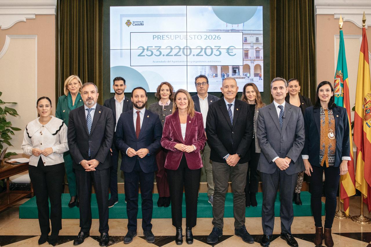 Castellón presenta un presupuesto de 253,2 millones para 2026 centrado en vivienda, empleo y servicios públicos Castellón presenta un presupuesto de 253,2 millones para 2026 centrado en vivienda, empleo y servicios públicos