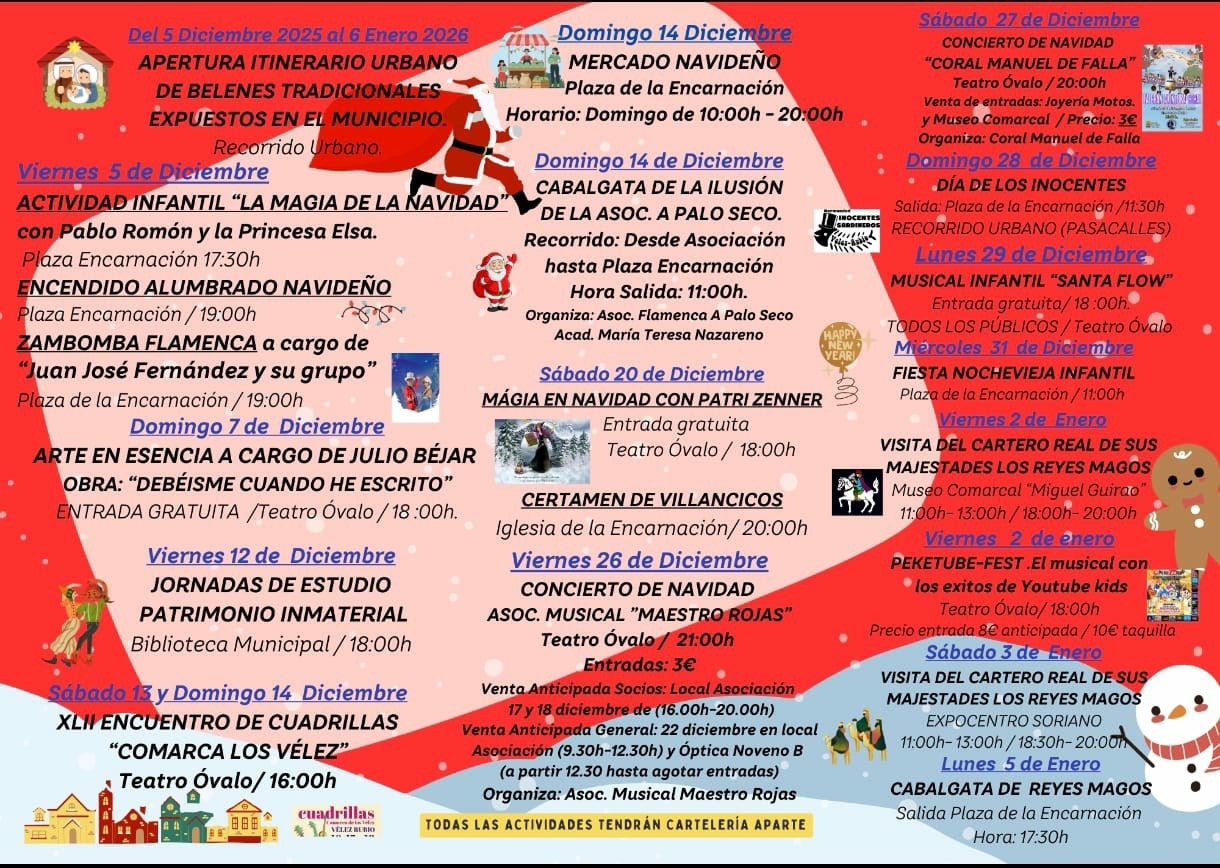 Vélez Rubio enseña orgulloso su acervo cultural Vélez Rubio enseña orgulloso su acervo cultural