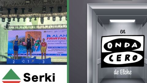 Mar&iacute;a Fuertes, en el podio en la Copa del Mundo en Turqu&iacute;a.