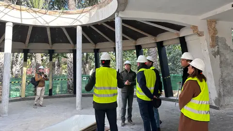 Obras del nuevo restaurante del Parque Municipal de Elche. Obras del nuevo restaurante del Parque Municipal de Elche.