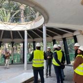 Obras del nuevo restaurante del Parque Municipal de Elche.
