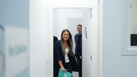 La portavoz de Junts en el Congreso, Miriam Nogueras/ DAVID ZORRAKINO - EUROPA PRESS