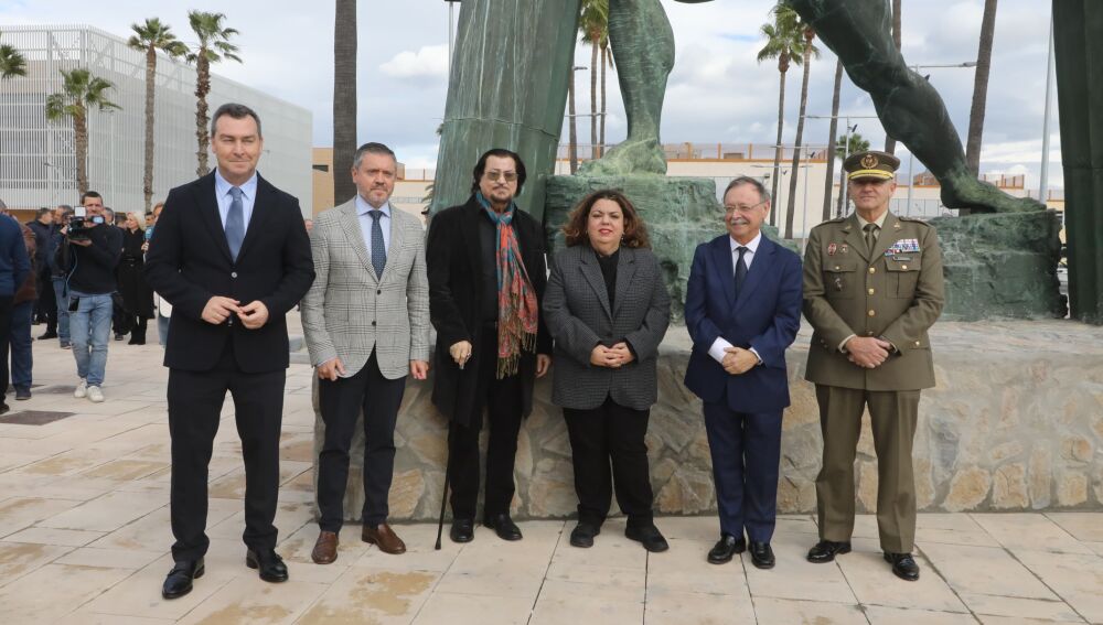 Inauguración Estación Marítima, autoridades nacionales y locales