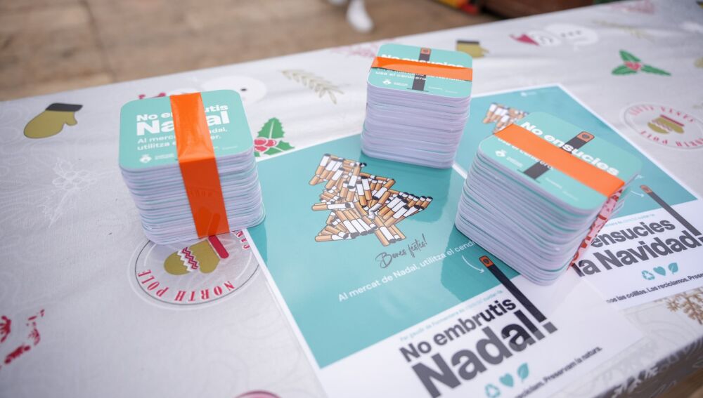 Formentera ha impulsado la campaña piloto de recogida y reciclaje de colillas