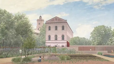 Figuración del jardín obras