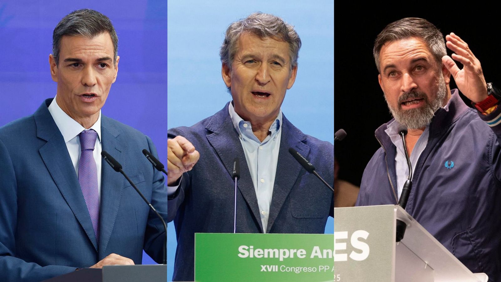 Sánchez, Feijóo y Abascal iniciarán la campaña electoral extremeña con diversos actos este jueves Sánchez, Feijóo y Abascal iniciarán la campaña electoral extremeña con diversos actos este jueves