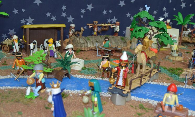 Casi 3.000 figuras componen el Belén de Playmobil que se inaugura este viernes en la Colección Visigoda de Mérida Casi 3.000 figuras componen el Belén de Playmobil que se inaugura este viernes en la Colección Visigoda de Mérida