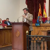 Pablo Ruz, en una intervención en el Debate de Política General en Elche de 2025. Pablo Ruz, en una intervención en el Debate de Política General en Elche de 2025.