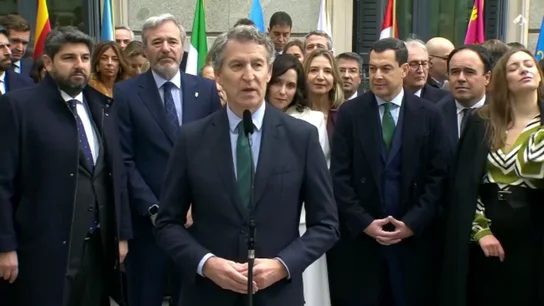 Declaración de Alberto Núñez Feijóo Declaración de Alberto Núñez Feijóo