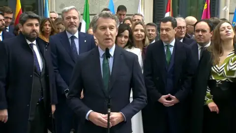 Declaración de Alberto Núñez Feijóo Declaración de Alberto Núñez Feijóo