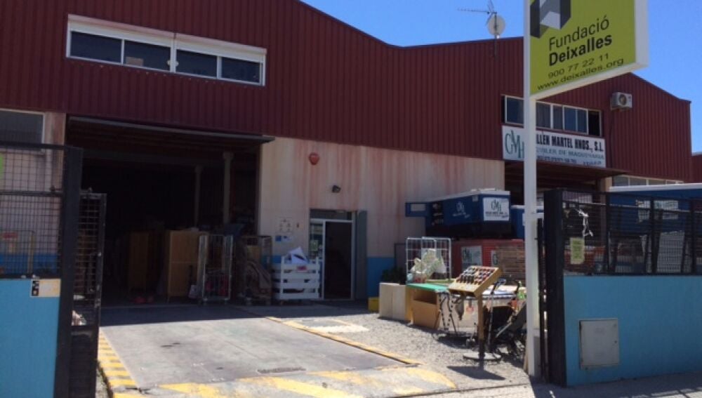 Imagen de la nave de la Fundación Deixalles en Ibiza
