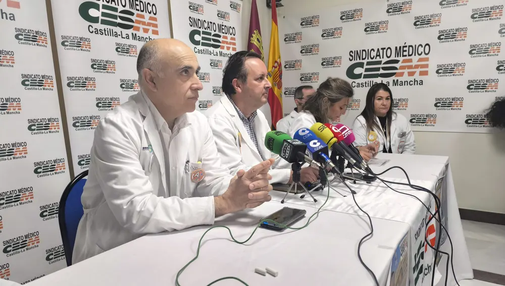 Rueda de prensa del Sindicato Médico de C-LM en Ciudad Real Rueda de prensa del Sindicato Médico de C-LM en Ciudad Real