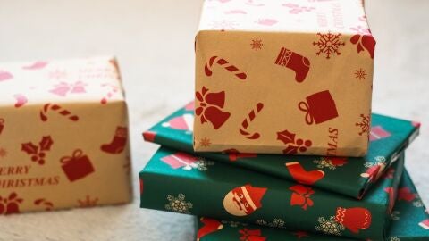 Imagen de archivo de regalos de Navidad 