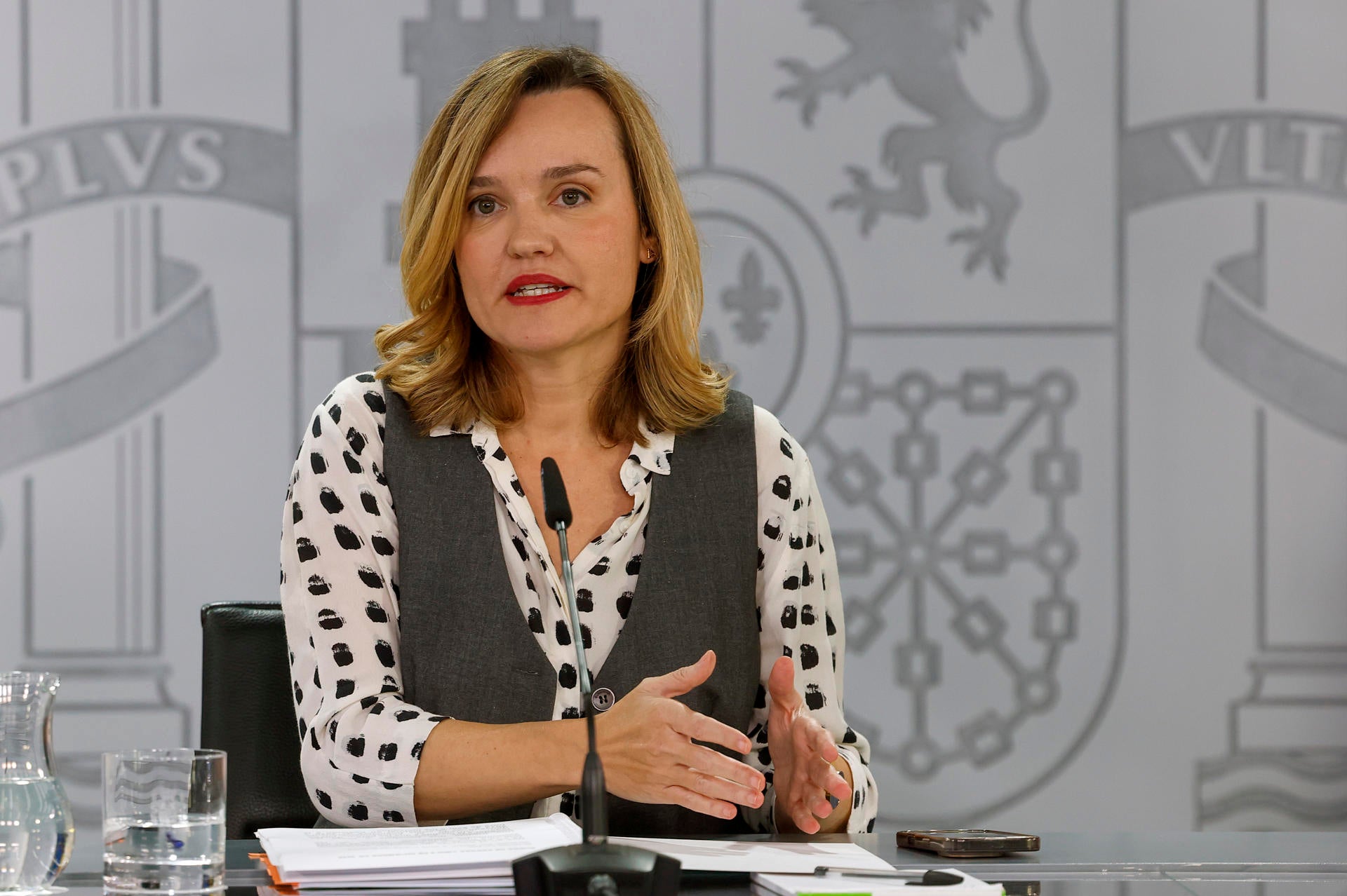 La ministra de Educación y portavoz del Gobierno, Pilar Alegría La ministra de Educación y portavoz del Gobierno, Pilar Alegría