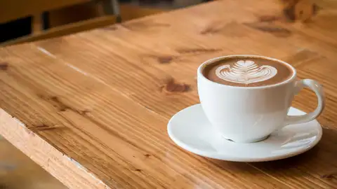 Imagen de archivo de una taza de café Imagen de archivo de una taza de café