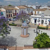 La Plaza de Andalucía, en el corazón de Manzanilla. La Plaza de Andalucía, en el corazón de Manzanilla.