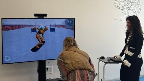 Paciente atendida con realidad virtual en NeuroVital