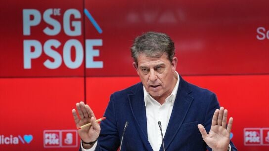 El l&iacute;der del PSOE en Galicia, Jos&eacute; Ram&oacute;n G&oacute;mez Besteiro
