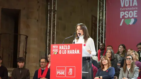 La secretaria general del PSOE de Cáceres ciudad, Belén Fernández La secretaria general del PSOE de Cáceres ciudad, Belén Fernández