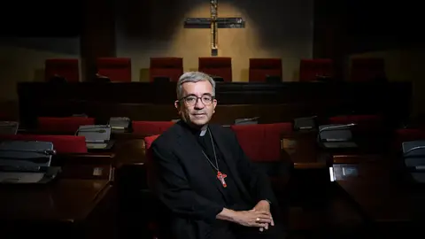 El presidente de la Conferencia Episcopal Española (CEE), Luis Argüello, durante una entrevista con Europa Press El presidente de la Conferencia Episcopal Española (CEE), Luis Argüello, durante una entrevista con Europa Press