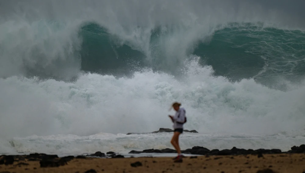 Imágenes del temporal provocado por la borrasca Emilia en Canarias Imágenes del temporal provocado por la borrasca Emilia en Canarias