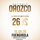 Antonio Orozco por primera vez en Marenostrum Fuengirola Antonio Orozco por primera vez en Marenostrum Fuengirola