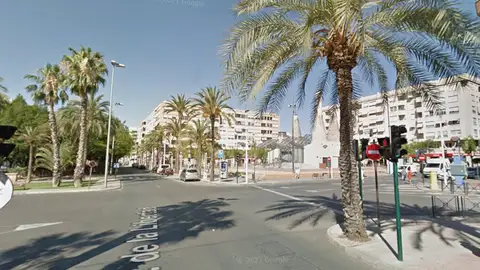 Lugar en el que se produjo el accidente en el que falleció el menor de edad en Elche. Lugar en el que se produjo el accidente en el que falleció el menor de edad en Elche.