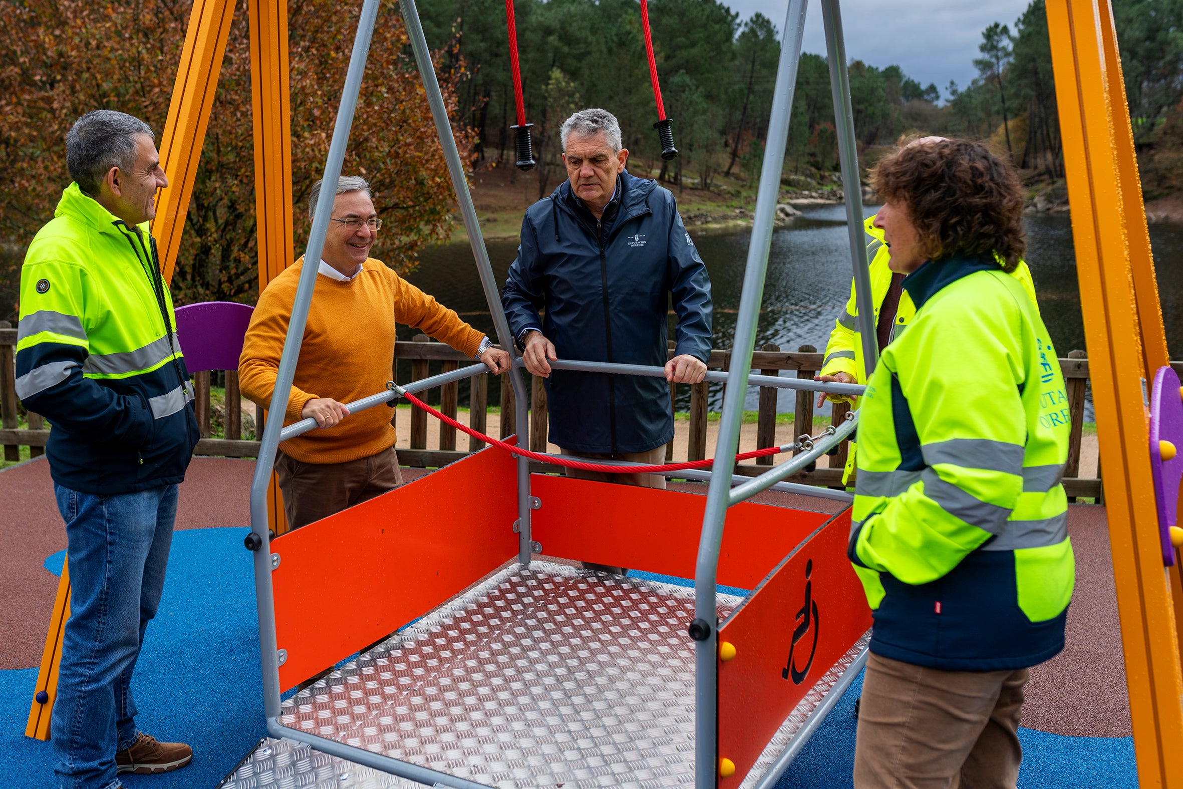 A area recreativa de Cachamuiña “máis inclusiva e segura” cun parque infantil reformado A area recreativa de Cachamuiña “máis inclusiva e segura” cun parque infantil reformado