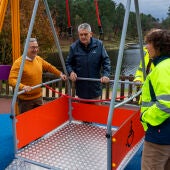 A area recreativa de Cachamuiña “máis inclusiva e segura” cun parque infantil reformado