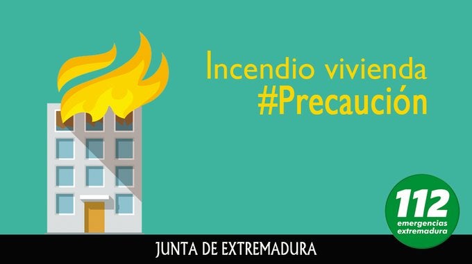 Un incendio en una vivienda de Cáceres deja cinco personas afectadas, una de ellas grave Un incendio en una vivienda de Cáceres deja cinco personas afectadas, una de ellas grave
