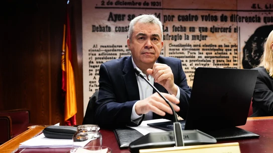 El exdiputado socialista Santos Cerdán a su llegada al Senado El exdiputado socialista Santos Cerdán a su llegada al Senado. EFE/Borja Sánchez-Trillo