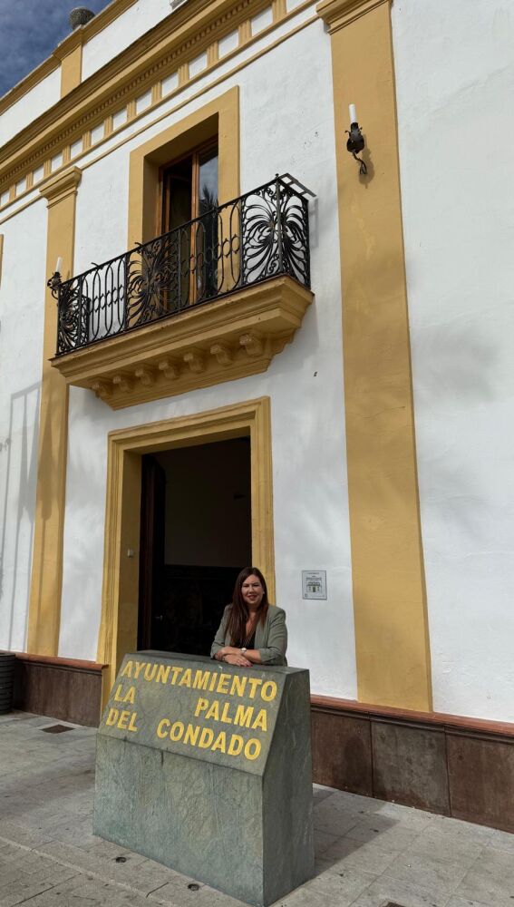 Rocío Moreno es la primera mujer alcaldesa en la historia de La Palma del Condado.