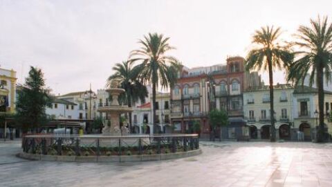 Plaza de Espa&ntilde;a de M&eacute;rida
