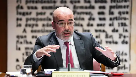 El delegado del Gobierno en Madrid, Francisco Martín Aguirre, en una comparecencia en la comisión del Senado sobre el caso Koldo El delegado del Gobierno en Madrid, Francisco Martín Aguirre, en una comparecencia en la comisión del Senado sobre el caso Koldo. EFE/ Borja Sánchez-Trillo