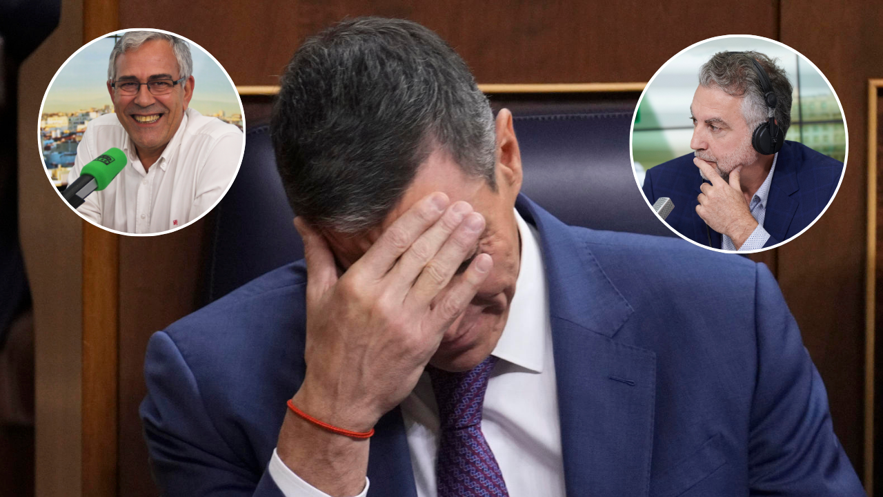 Alsina se enzarza con Toni Bolaño a cuenta del PP: "Estamos hablando de la crisis del PSOE y ahora resulta que Feijóo tiene un problema" Alsina se enzarza con Toni Bolaño a cuenta del PP: "Estamos hablando de la crisis del PSOE y ahora resulta que Feijóo tiene un problema"