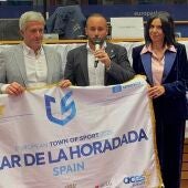 Pilar de la Horadada recibe en el Parlamento Europeo el título de Villa Europea del Deporte 2026 